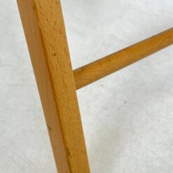 Medinė sulankstoma kėdė su ratano atlošu ir sėdimąja 50x44x82 cm, 46 cm