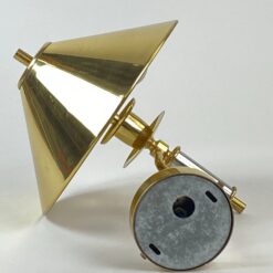 Metalinis sieninis aukso spalvos šviestuvas 32,5x25x30 cm