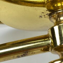 Metalinis sieninis aukso spalvos šviestuvas 32,5x25x30 cm