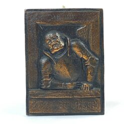 Pakabinamas metalinis bareljefas Götz von Berlichingen 2,5x14x19,5 cm