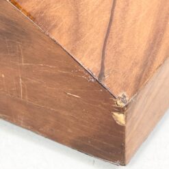 Art Deco stiliaus dviejų stalčių riešutmedžio konsolė 43x107x88,5 cm