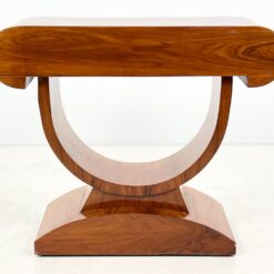 Art Deco stiliaus dviejų stalčių riešutmedžio konsolė 43x107x88,5 cm