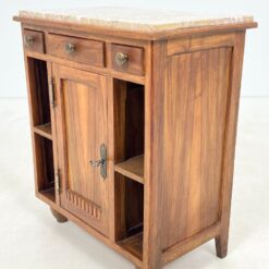 Art Deco spintelės akmeniniais stalviršiais 2 vnt. komplektas 38x60x70 cm