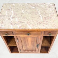 Art Deco spintelės akmeniniais stalviršiais 2 vnt. komplektas 38x60x70 cm