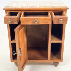 Art Deco spintelės akmeniniais stalviršiais 2 vnt. komplektas 38x60x70 cm