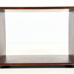 Mid Century juodmedžio lukšto pastatoma lentyna 36,5x72x53,5 cm