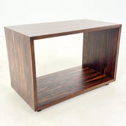 Mid Century juodmedžio lukšto pastatoma lentyna 36,5x67,5x45,5 cm