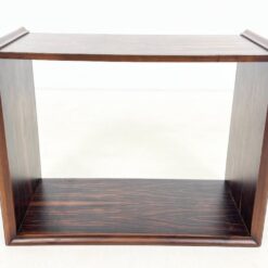 Mid Century juodmedžio lukšto pastatoma lentyna 40x80x62 cm