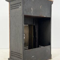 Art Nouveau stiliaus židinio apdaila iš marmuro ir metalo 51x93x125 cm