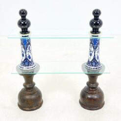 Pastatoma dviejų aukštų lentyna 21x70x77 cm