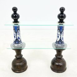 Pastatoma dviejų aukštų lentyna 21x70x77 cm