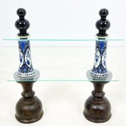 Pastatoma dviejų aukštų lentyna 21x70x77 cm