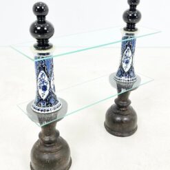 Pastatoma dviejų aukštų lentyna 21x70x77 cm