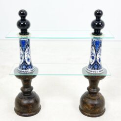 Pastatoma dviejų aukštų lentyna 21x70x77 cm