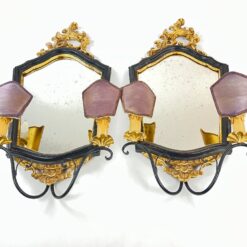 Sieninis šviestuvas – veidrodis 2 vnt. Komplektas 14x34x70 cm