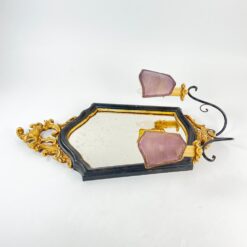 Sieninis šviestuvas – veidrodis 2 vnt. Komplektas 14x34x70 cm