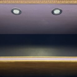 Art Nouveau stiliaus sendinta knygų lentyna 43×123,5×256 cm