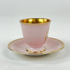 Porcelianiniai Tirschenreuth puodelis 80 ml ir lėkštutė 2 vnt. komplektas