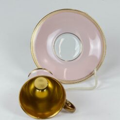 Porcelianiniai Tirschenreuth puodelis 80 ml ir lėkštutė 2 vnt. komplektas