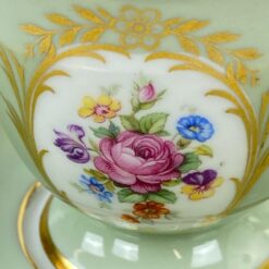 Porcelianiniai Tirschenreuth puodelis 80 ml ir lėkštutė 2 vnt. komplektas