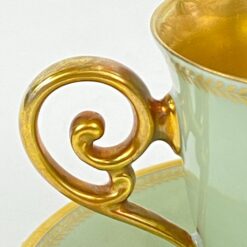 Porcelianiniai Tirschenreuth puodelis 80 ml ir lėkštutė 2 vnt. komplektas