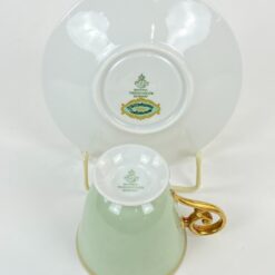 Porcelianiniai Tirschenreuth puodelis 80 ml ir lėkštutė 2 vnt. komplektas