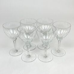 Krištolinės taurės po 210 ml 6 vnt. komplektas 8,5x8,5x16,5 cm