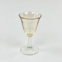 Stiklinė gelsvos spalvos taurelė 40 ml 5x5x9 cm