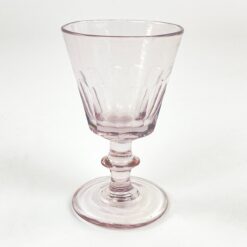 Stiklinė violetinio atspalvio taurelė 80 ml 6,5x6,5x10,5 cm