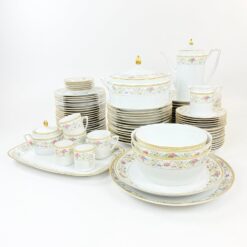 Porcelianinis Eschenbach 18-os dalių servizas su gėlių raštais