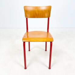 Raudonos spalvos metalinio rėmo kėdė 52x43x85 cm, 46 cm