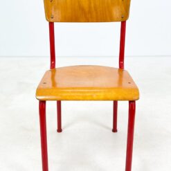 Raudonos spalvos metalinio rėmo kėdė 52x43x85 cm, 46 cm