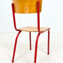 Raudonos spalvos metalinio rėmo kėdė 52x43x85 cm, 46 cm