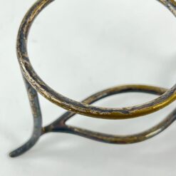 Žalvarinis keturių dalių stovas prieskoninėms arba padažinėms 10x21x21,5 cm