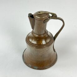 Varinis ąsotis su dangčiu ir žalvarine rankena 600 ml 12,5x13,5x18 cm