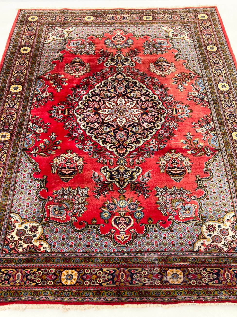 DN0467-kilimai-1 Vilnonis rankų darbo kilimas “Tabriz” 306x221x0,2 cm