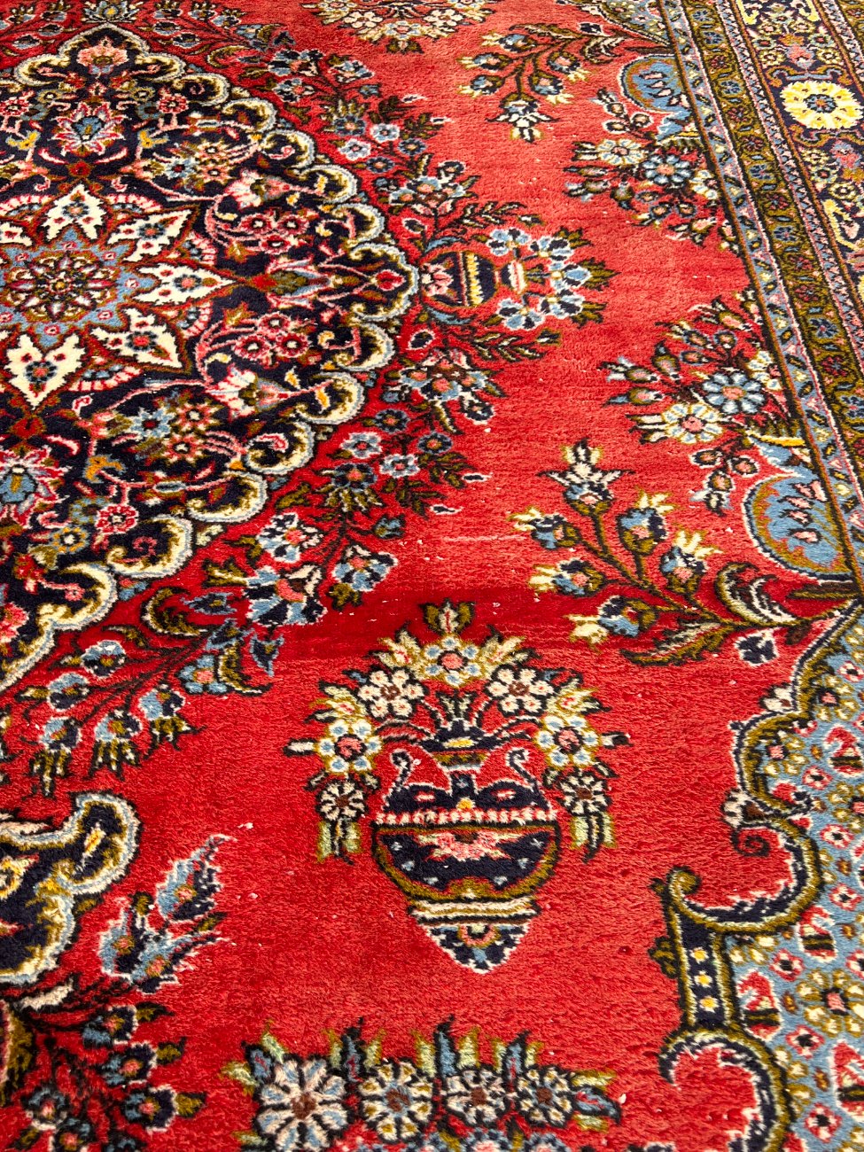 DN0467-kilimai-9 Vilnonis rankų darbo kilimas “Tabriz” 306x221x0,2 cm