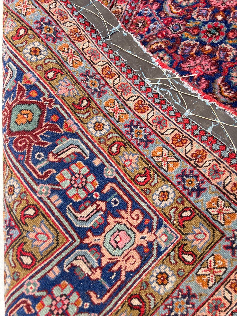 DN0470-kilimai-10 Vilnonis rankų darbo kilimas “Bidjar” 330x223x0,5 cm