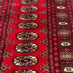 Vilnonis rankų darbo kiliminis takas “Bukhara” 307x77x0,2 cm