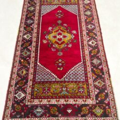 Vilnonis rankų darbo kilimas 190x96x0,4 cm