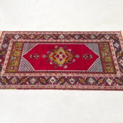 Vilnonis rankų darbo kilimas 190x96x0,4 cm