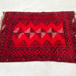 Vilnonis rankų darbo kilimas 140x100x0,4 cm