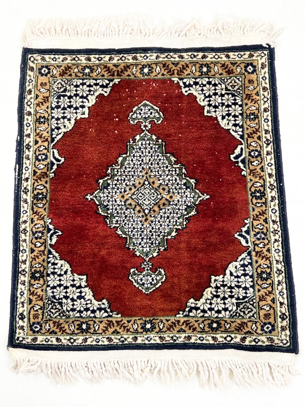 DN0484-kilimai-1 Vilnonis rankų darbo kilimėlis “Tabriz” 74x52x0,5 cm