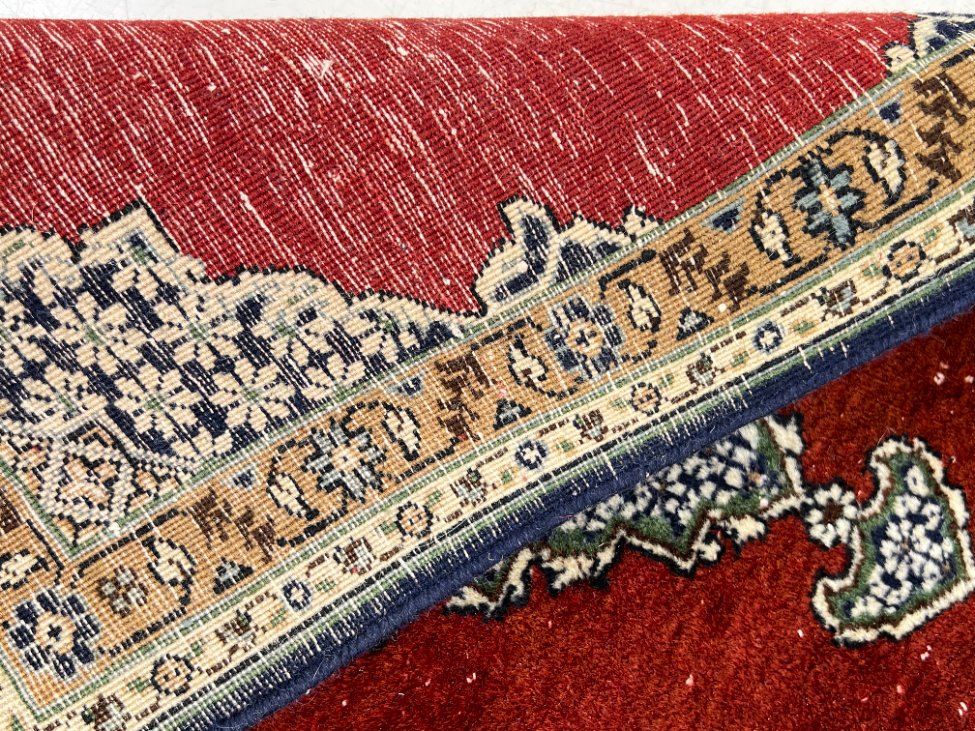 DN0484-kilimai-7 Vilnonis rankų darbo kilimėlis “Tabriz” 74x52x0,5 cm