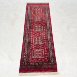 Vilnonis rankų darbo kiliminis takas “Bukhara” 258x78x0,5 cm