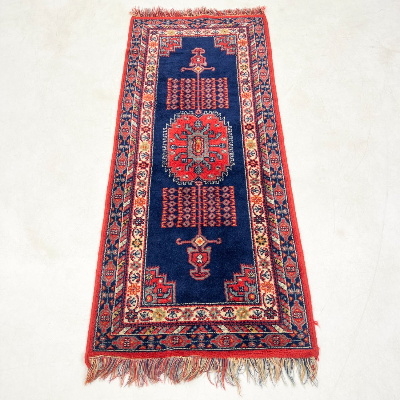 DN0490-kilimai-0 Gamyklinis vilnonis kilimas “Afghan” 177x69x0,4 cm