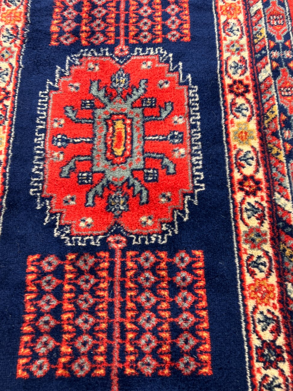 DN0490-kilimai-8 Gamyklinis vilnonis kilimas “Afghan” 177x69x0,4 cm