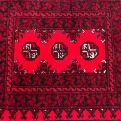 Vilnonis rankų darbo kilimėlis “Bukhara” 85x55x0,7 cm