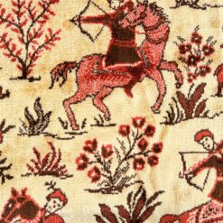 Gamyklinis sintetinio pluošto kilimas su medžioklės motyvais 115x80x0,3 cm