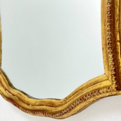 Pakabinamas veidrodis mediniame aukso spalvos rėme 9x56x72 cm